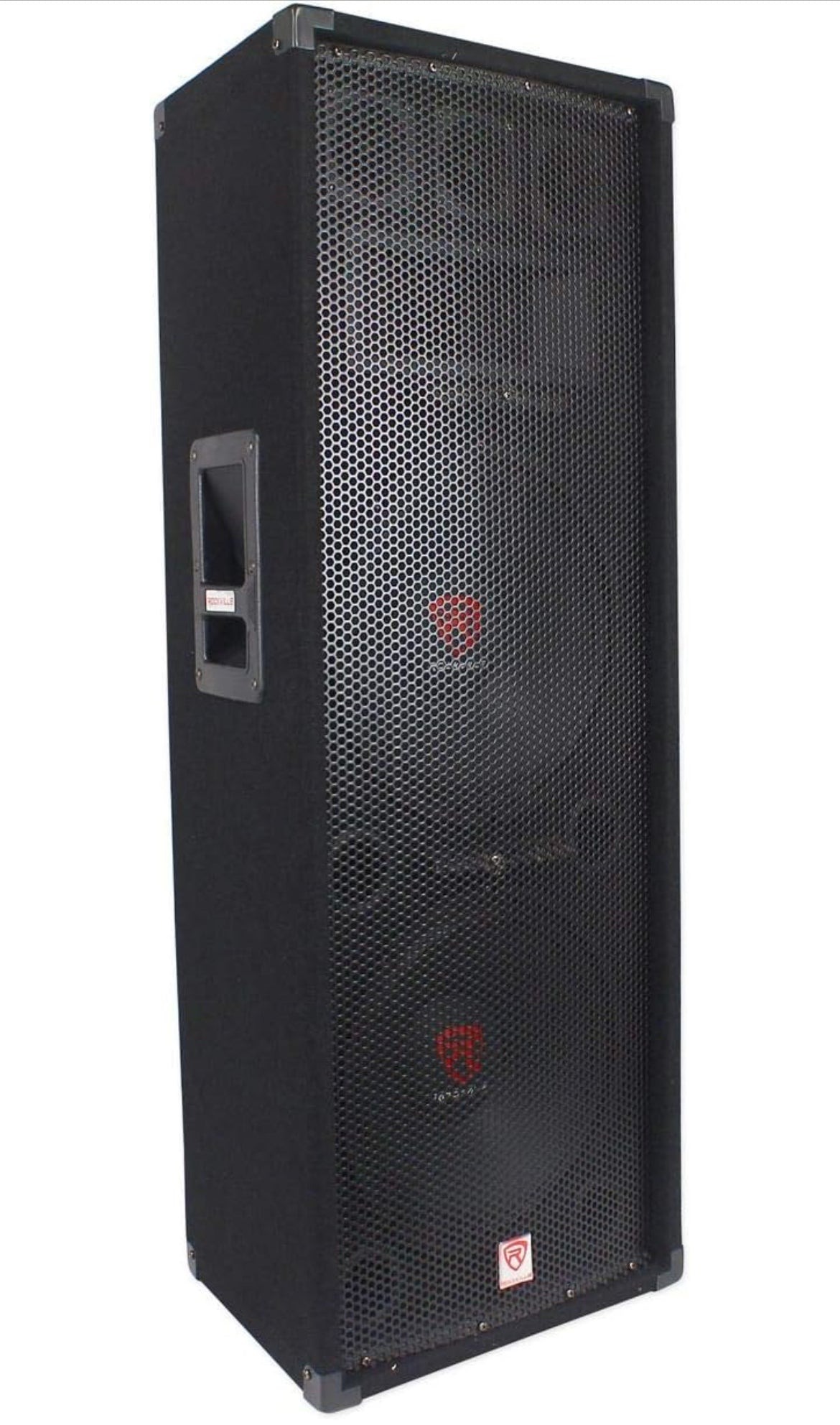Rockville Dual 12” 2000 Watt 3-Way 8-Ohm Passive DJ/Pro Audio PA Speaker (RSG12.2)