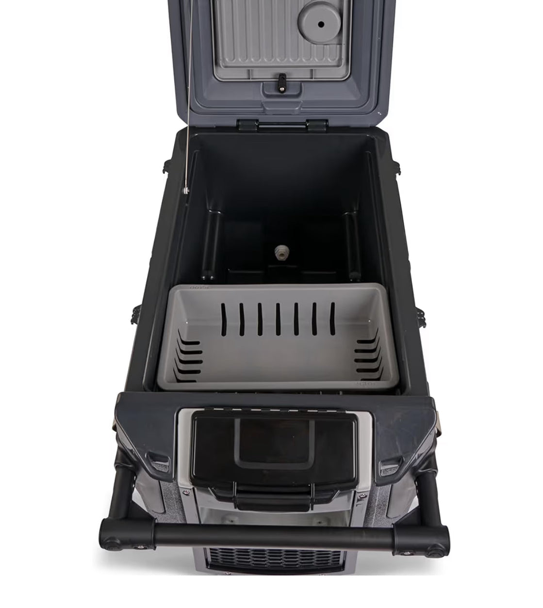Heavy Duty Insulated Cooler Trailmate Journey 70qt Wheeled Cooler  - Insulated Hard Shell Ice Chest (Black)