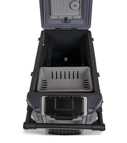 Heavy Duty Insulated Cooler Trailmate Journey 70qt Wheeled Cooler  - Insulated Hard Shell Ice Chest (Black)