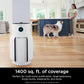 Shark Air Purifier for Home HEPA Air Filter Powerful Multi-Room Purification- WHITE
