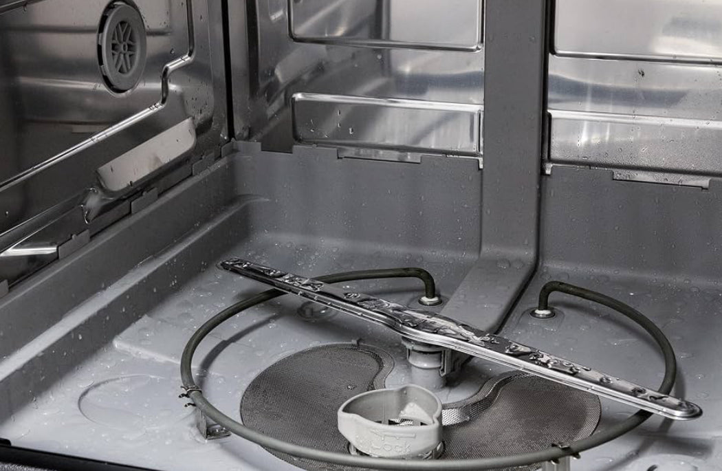 Sharp SDW6506JS 24-inch Stainless Steel Dishwasher, 49 dB, Third Rack, 12 Place Settings, Front Touch Controls