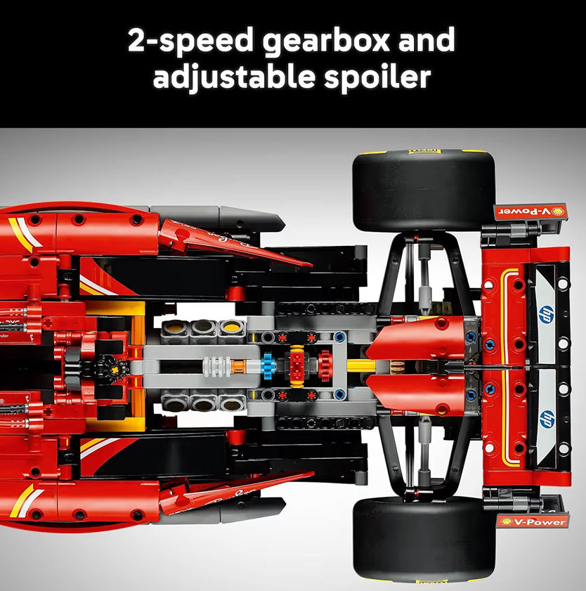 LEGO Technic Ferrari SF-24 F1 Modelmotorstel - Boustel met Realistiese Kenmerke