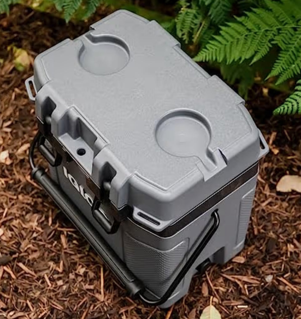 Igloo Trailmate 25QT Cooler Insulated Hard Shell Ice Chest - Bone