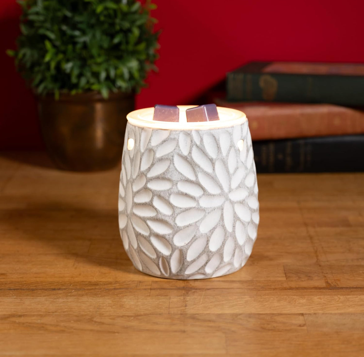 Scentsationals Wax Melt Warmer, for Scented Wax Melts - Kristy - Candle Wax Melter for Fragrance Cubes and Tarts
