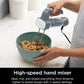 Ninja CI105BRN Foodi Power Mixer System, 750-Peak-Watt Immersion Blender and Hand Mixer - Sea Salt Gray