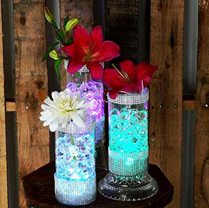 Halloween Lights Submersible LED Lights cr2032 Battery Powered Underwater Waterproof LED Tea Light for Events Wedding Centerpieces Vase Floral Xmas Holidays Home Decor Lighting(Pack of 12) (Teal)