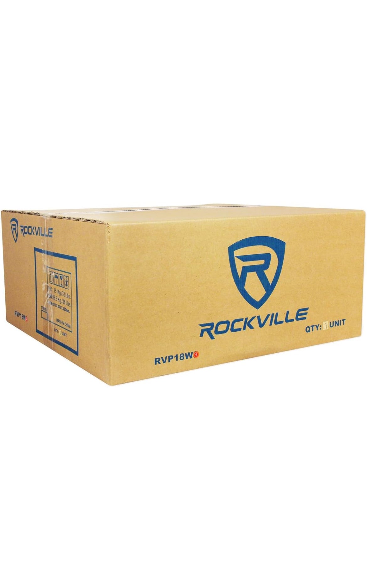 Rockville RVP18W4 1200 Watt 18" Rou Vervangings DJ PA Subwoofer 4 Ohm Subwoofer