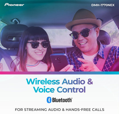 Pioneer 6.8" Capacitive Touchscreen Double Din Car StereoDigital Multimedia Receiver, Wired CarPlay & Android Auto, Bluetooth, Backup Cam, FLAC, AM/FM, Front/Rear/Sub RCA Preouts