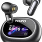 Pro Active Noise Cancelling Wireless Earbuds w/ Smart Touch Screen, LDAC Hi-Res Audio, Stereo Bass,IPX8 Waterproof - Wireless Charging