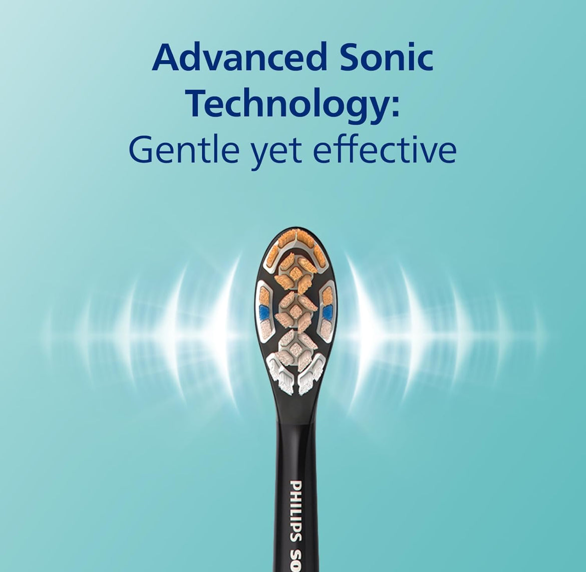 Philips Sonicare DiamondClean Smart 9300 Elektriese Tandeborsel, Soniese Tandeborsel met Toepassing, Druksensor, Borselkopbespeuring, 4 Borselmodusse en 3 Intensiteitsvlakke -Grys, Model HX9903/45