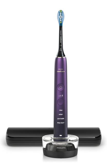PHILIPS Sonicare 9000 Special Edition Herlaaibare Tandeborsel, Swart/Pers (HX9911/91)