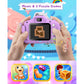 Kids Selfie Camera 20 MP HD 1080P IPS Screen Dual Digital Toy w/ 32Gb Card - (White/Purple)