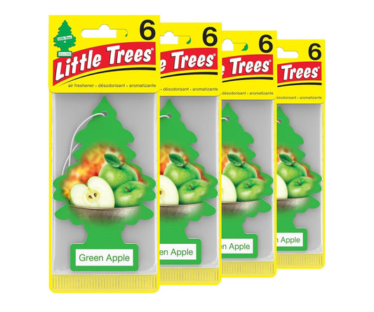 LITTLE TREES Motorlugverfrisser Hangerboom Langdurige Geur – Groen Appel (24)