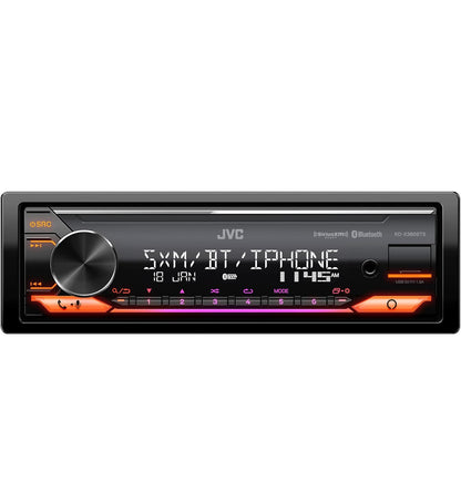 JVC KD-X380BTS Digitale Media Motorontvanger met Bluetooth, USB, SiriusXM, Amazon Alexa