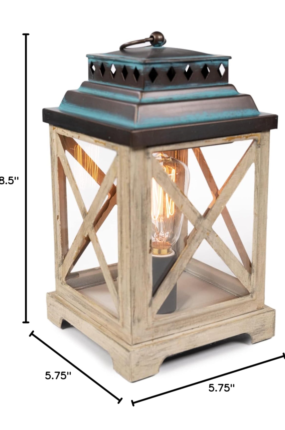 Scentsationals Wax Melt Warmer, Edison Collection Anchorage - Candle Wax Melter for Fragrance Cubes and Tarts