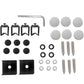 Rockville (2) 5.25" 250w Powered Studio Monitors+Stands+Headphones+Mic+Foam Pads