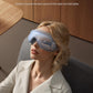 New Eye Massager w/ Heat Eyeris  with Remote, Compression, Silent Mode, Bluetooth, Heated Sleep Mask for Strain Relief (Blue)