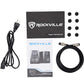 Rockville Pair APM5C 5.25" 2-Way 250W Powered USB Studio Monitors and Stands+Pads