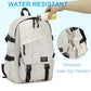 Laptop Backpack for Women, 15.6 Inch Work Laptop Bag Anti Theft Travel Backpacks Large School Bags Bookbag Casual Daypack Computer Bookbags for Teens Girls Students Off white