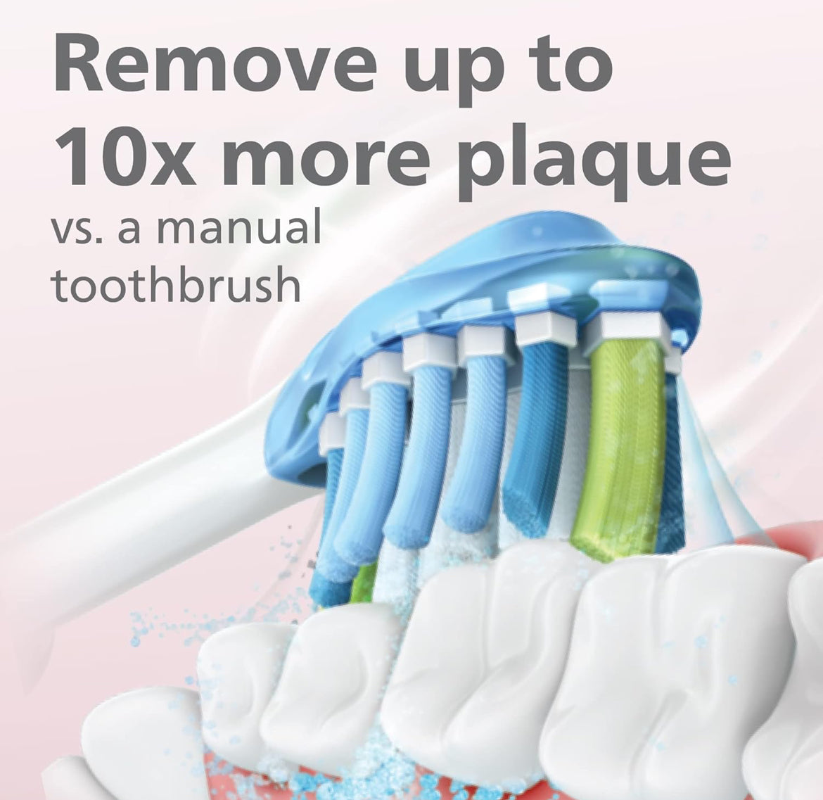 PHILIPS Sonicare 9000 Special Edition Rechargeable Toothbrush - Pink/White (HX9911/90)