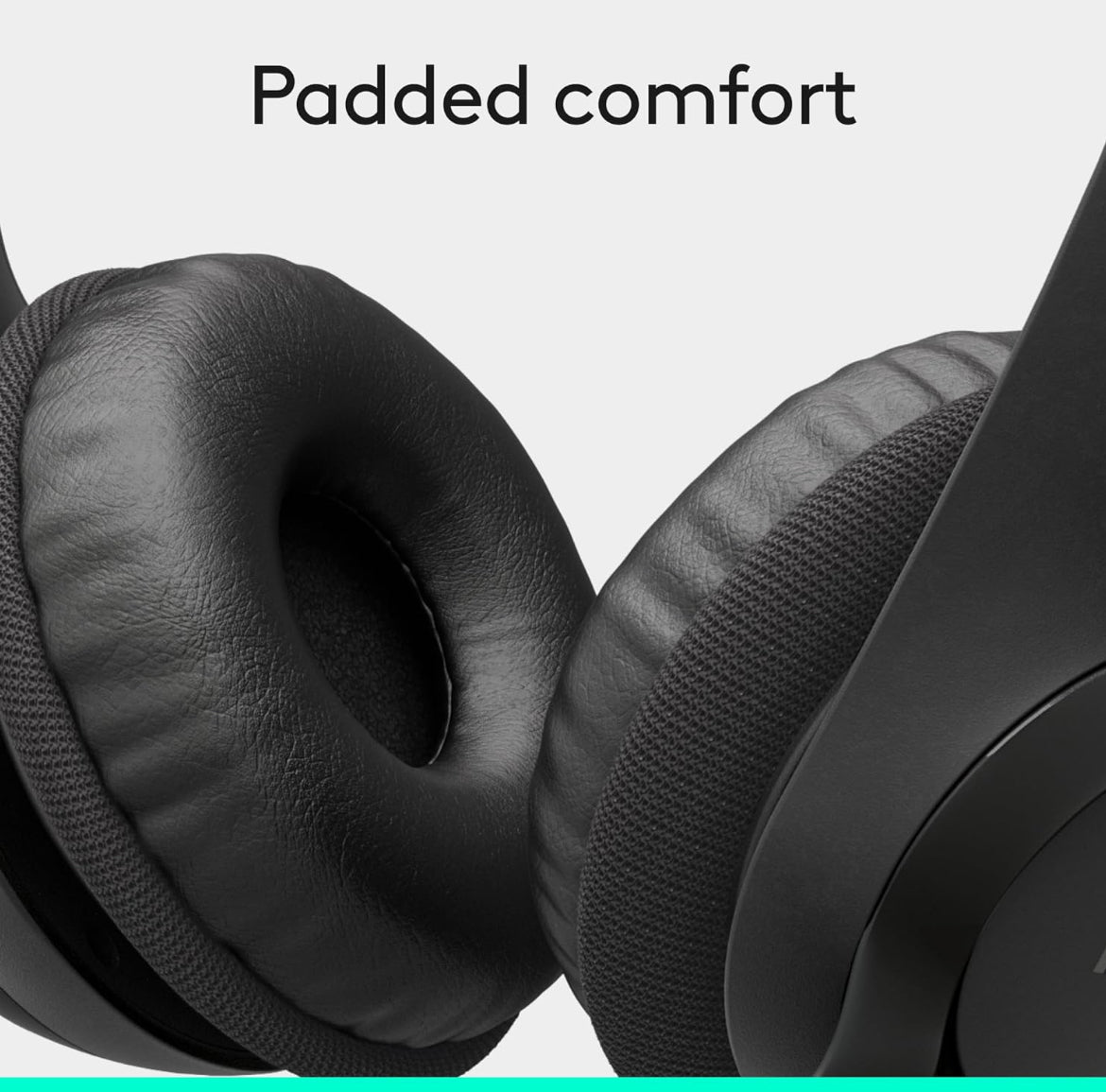Logitech H390 Bedrade Koptelefoon vir rekenaar/skootrekenaar, Stereo-koptelefoon met geraasdempende mikrofoon, USB-A, Inlynbeheer, Werk met Chromebook