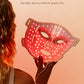 Red Light Therapy Mask 324 LEDs Full Face Coverage & 3 Light Modes, Cordless LED Red Light Therapy Face Mask