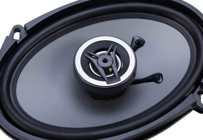 Crunch CS-5768CX 5x7 / 6x8" 250 Watt Volreeks 2-Rigting 4 Ohm Koaksiale Motorluidsprekers (2 Pak)