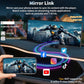 Wireless HD 11.5'' Carplay & Android Auto Car Stereo Touchscreen w/ 4K Dash Cam 1080P Backup Camera,Voice Control/GPS Navigation/Mirror Link/Bluetooth/AUX/FM