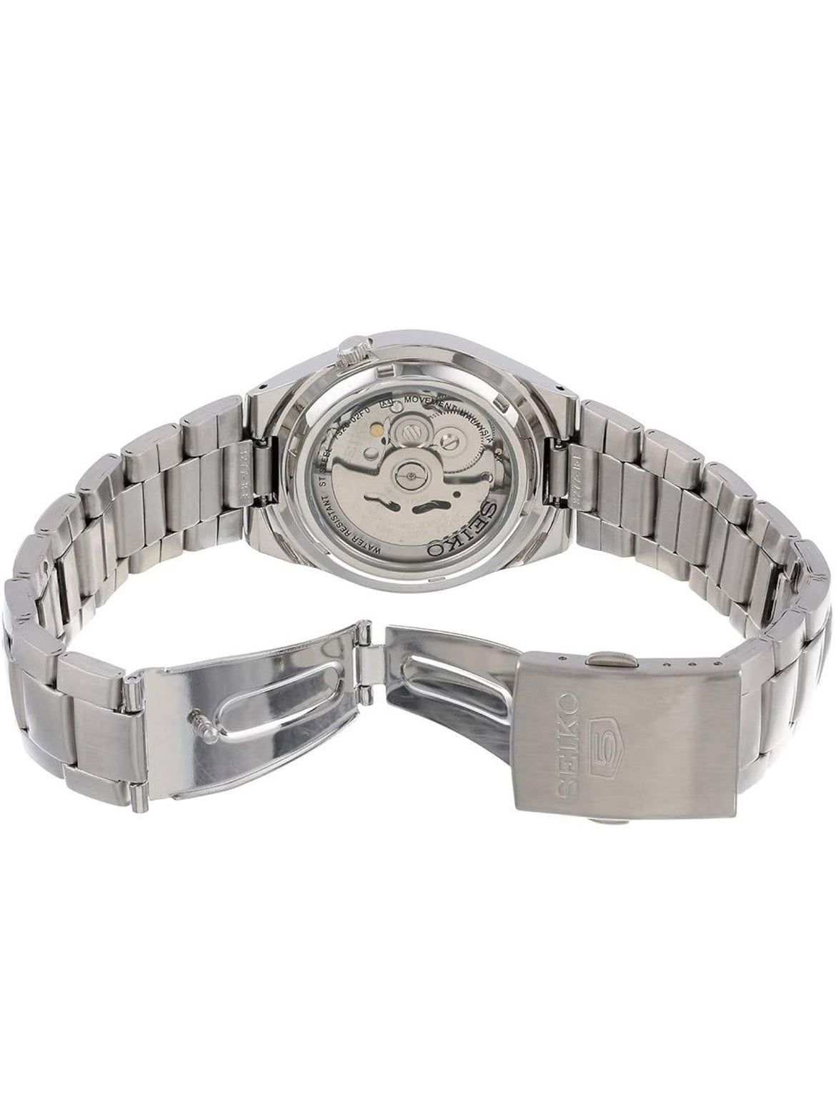 Seiko 5 Manshorlosie van vlekvrye staal