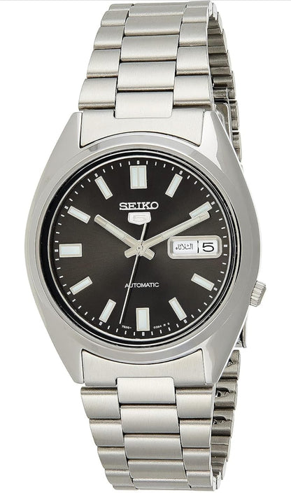 Seiko 5 Manshorlosie van vlekvrye staal