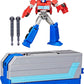 TRANSFORMERS EarthSpark Optimus Prime Battle Trailer Playset with Action Figure, Lights and Sounds, Electronic Truck Toys for Kids 6 and Up