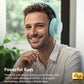 HA1 Bluetooth 5.4 Over Ear Headphones, 70H Playtime w/ Mic, Foldable Headset, Deep Bass Stereo