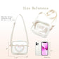 Clear Crossbody Bag for Women Girls Kids Purse Toddlers Shoulder Messenger Handbags Transparent Bags Wallet Pouch