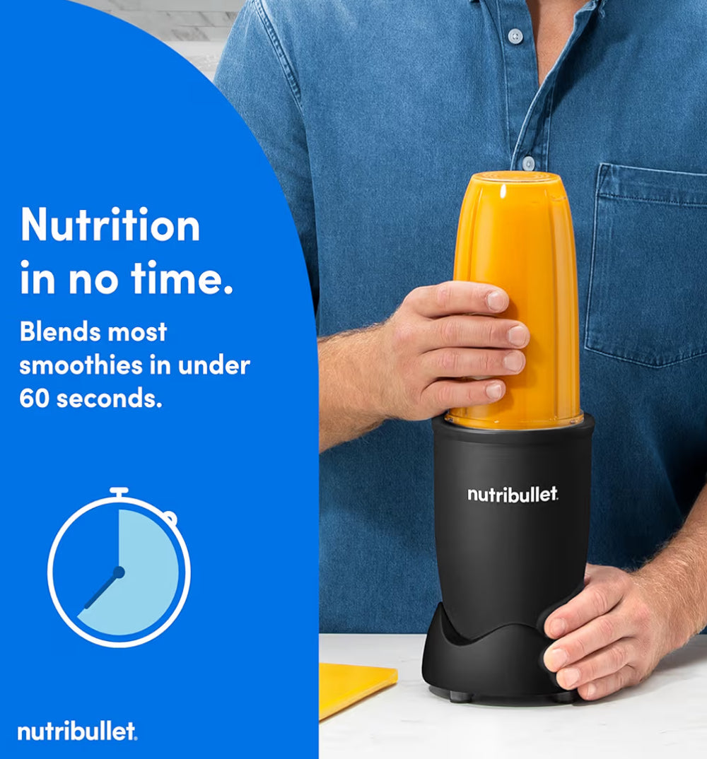 Nutribullet Pro Nutriëntonttrekker, 900W - Mat Swart