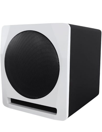 Rockville 2 APM6W 6.5" Aangedrewe Ateljeemonitors+Aktiewe 10" Subwoofer+Stande+Kussings