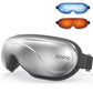 Eyeris 2 Eye Massager with Heat and Cooling,Heated Eye Mask for Reduce Strain Improve Sleep - Silver No Voice Control