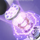 Black Shark Wireless Earbuds w/ LED Light, 45ms Ultra Low Latency - IPX5 Waterproof - Purple
