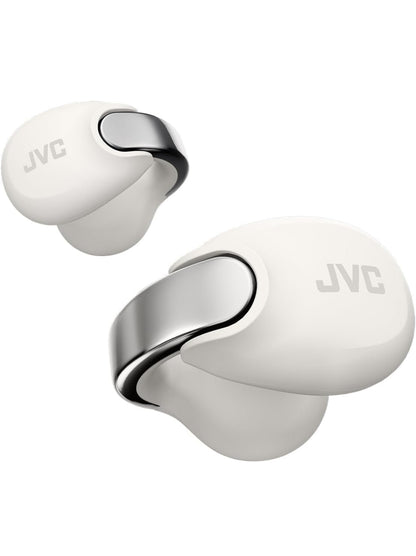 JVC Nearphones Oop Oor Ware Draadlose Oorfone - Oop Oor-Oorknoppies - Bluetooth 5.3-24H Speeltyd - IPX4 Waterbestand - Ingeboude Mik - Bewustheid & Gerief - Oorknip-Oorknoppies - HANP1T