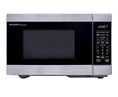 Sharp SMC0962KS 0.9 cu. ft. 900W Stainless Steel Countertop Microwave Oven
900 Watt, Removable 10.6" Carousel Turntable