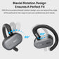 True Open Ear Wireless Lightweight w/ Multi-Angle, Dual-Axis Design for Long-Lasting Comfort - Black