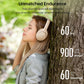 HT2 Hybrid Active Noise Cancelling Headphones, Wireless Over Ear Bluetooth Headset, 60H Playtime - Khaki
