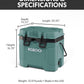 Igloo Trailmate Cooler 25QT Durable Insulated Hard Shell Ice Chest - Spruce