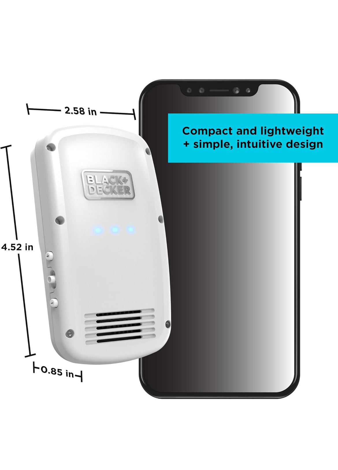 BLACK+DECKER Comfortpak, Draagbare Verkoelings- en Verhittingstoestel, Obsidiaanswart (BCWCC101-01)
