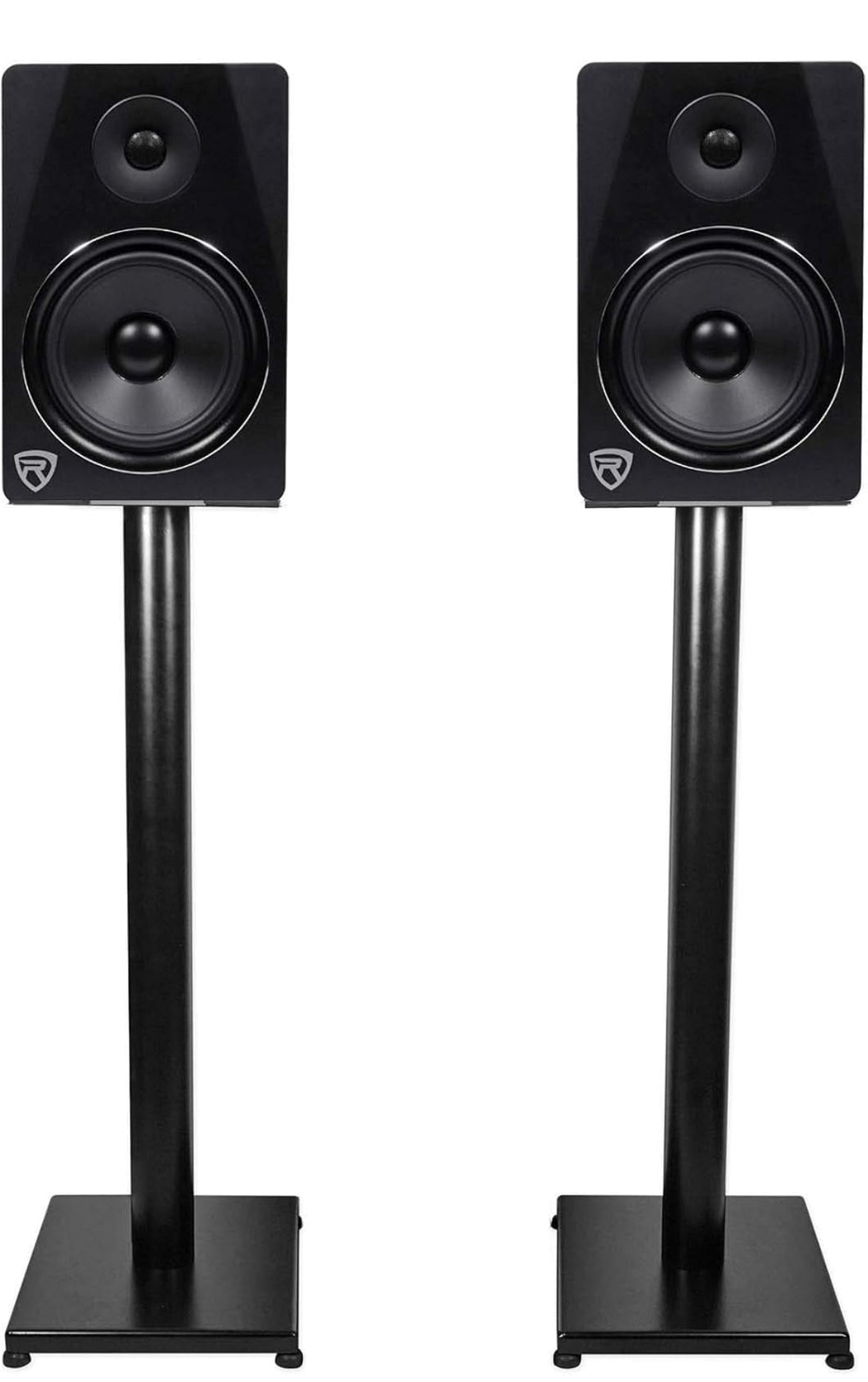 Rockville APM8B 8" 2-Way 500W Active/Powered USB Studio Monitor Speakers Pair