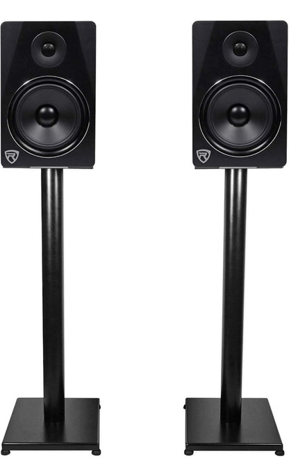 Rockville APM8B 8" 2-rigting 500W Aktiewe/Aangedrewe USB Ateljee Monitorluidsprekers Paar