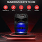 Rechargeable Outdoor Bluetooth Portable PA System 240W w/ 6.5” Subwoofer 1” Tweeter, Microphone In, Party Lights, MP3/USB, Radio, Remote