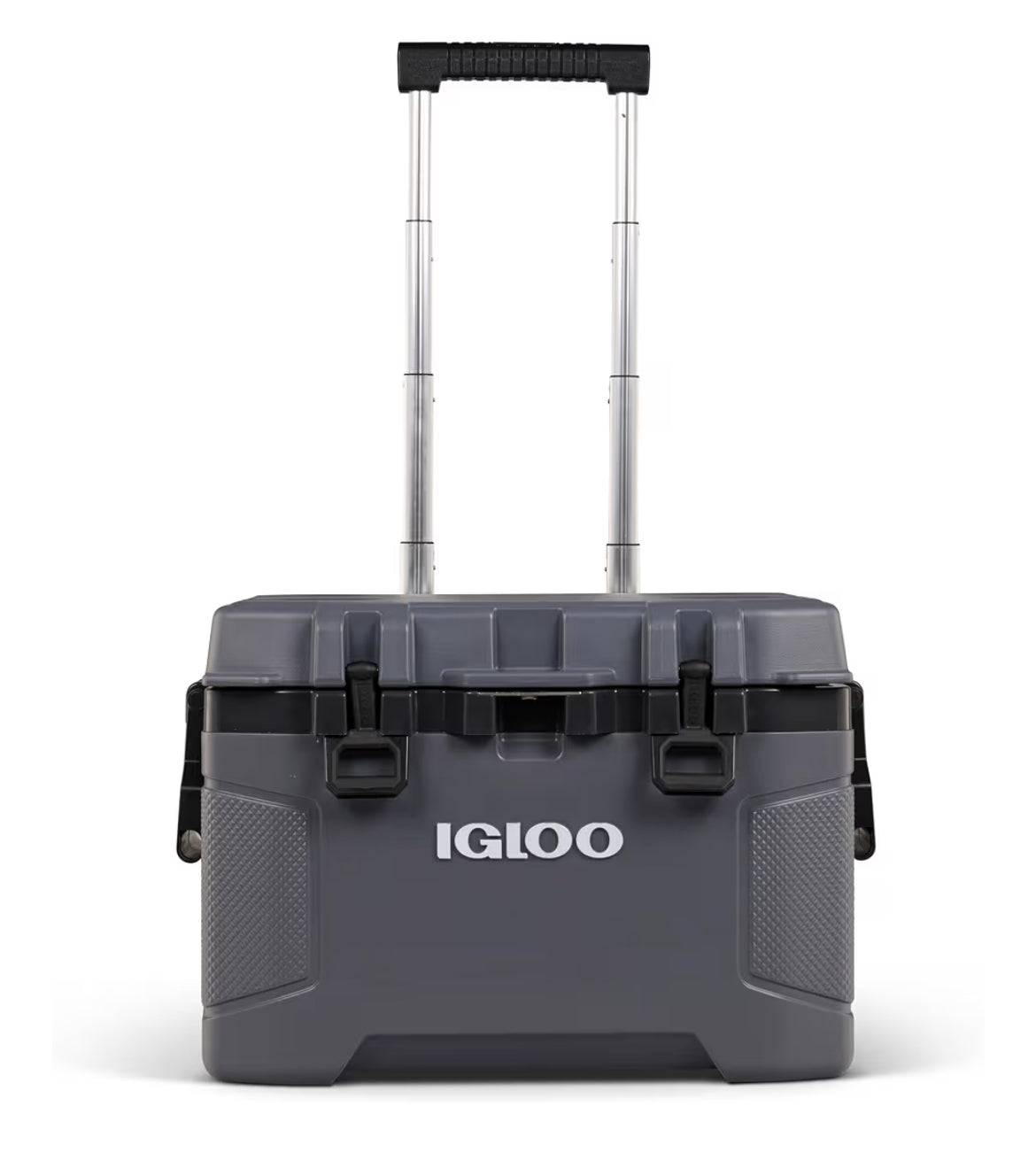 Igloo Trailmate 52Qt Wheeled Cooler, Insulated Hard Shell Ice Chest - Carbonite