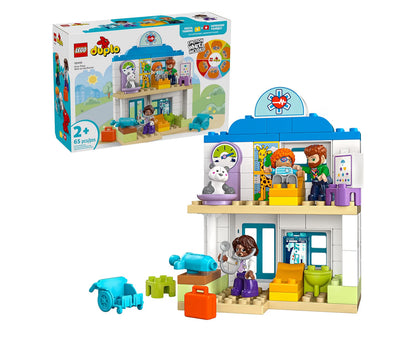 LEGO DUPLO Town Eerste Keer Besoek met Die Dokterkantoor Bou Speelstel – Voorskoolse Leer- en Opvoedkundige Speelding