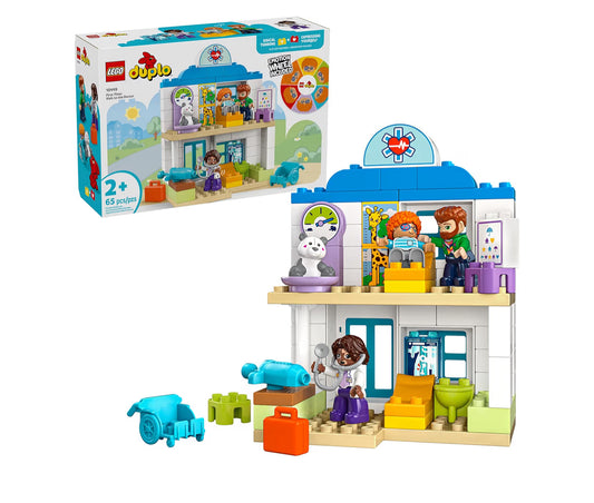 LEGO DUPLO Town Eerste Keer Besoek met Die Dokterkantoor Bou Speelstel – Voorskoolse Leer- en Opvoedkundige Speelding