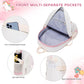 Backpack for Girls Laptop Backpacks 15.6 Inch College Cute Bookbag Anti Theft Primary Elementary School Bag Casual Daypack for Students Teens Girl Women (Beige)